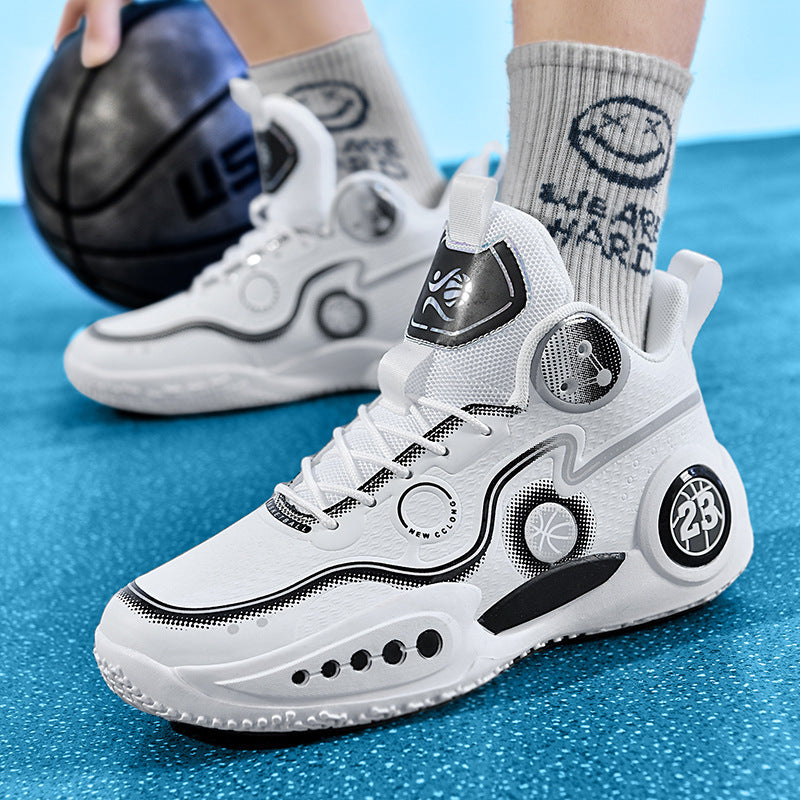 Damen Basketball Sneakers mit innovativem Dämpfungssystem und rutschfester Sohle R&B