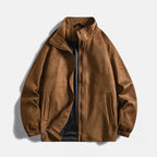 Herren Fleecejacke mit elastischen Bündchen und praktischen Taschen R&B