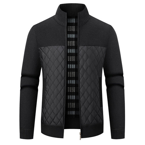 Herren modische Übergangsjacke mit strukturiertem Design und isolierendem Innenfutter R&B