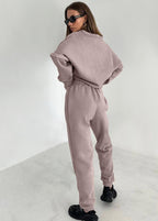 R&B | Übergroßer Damen Trainingsanzug mit Pullover und Hose