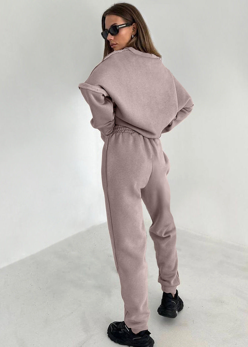 R&B | Übergroßer Damen Trainingsanzug mit Pullover und Hose