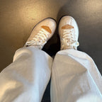 Damen lässige Sneakers im Retro-Stil mit hochwertiger Lederverarbeitung R&B