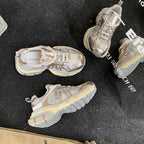 Damen sportliche Lauf Sneakers mit atmungsaktiver Mesh-Oberfläche und dämpfender Sohle R&B