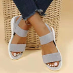 Damen Sportliche Sandalen mit verstellbaren Riemen und rutschfester Sohle R&B
