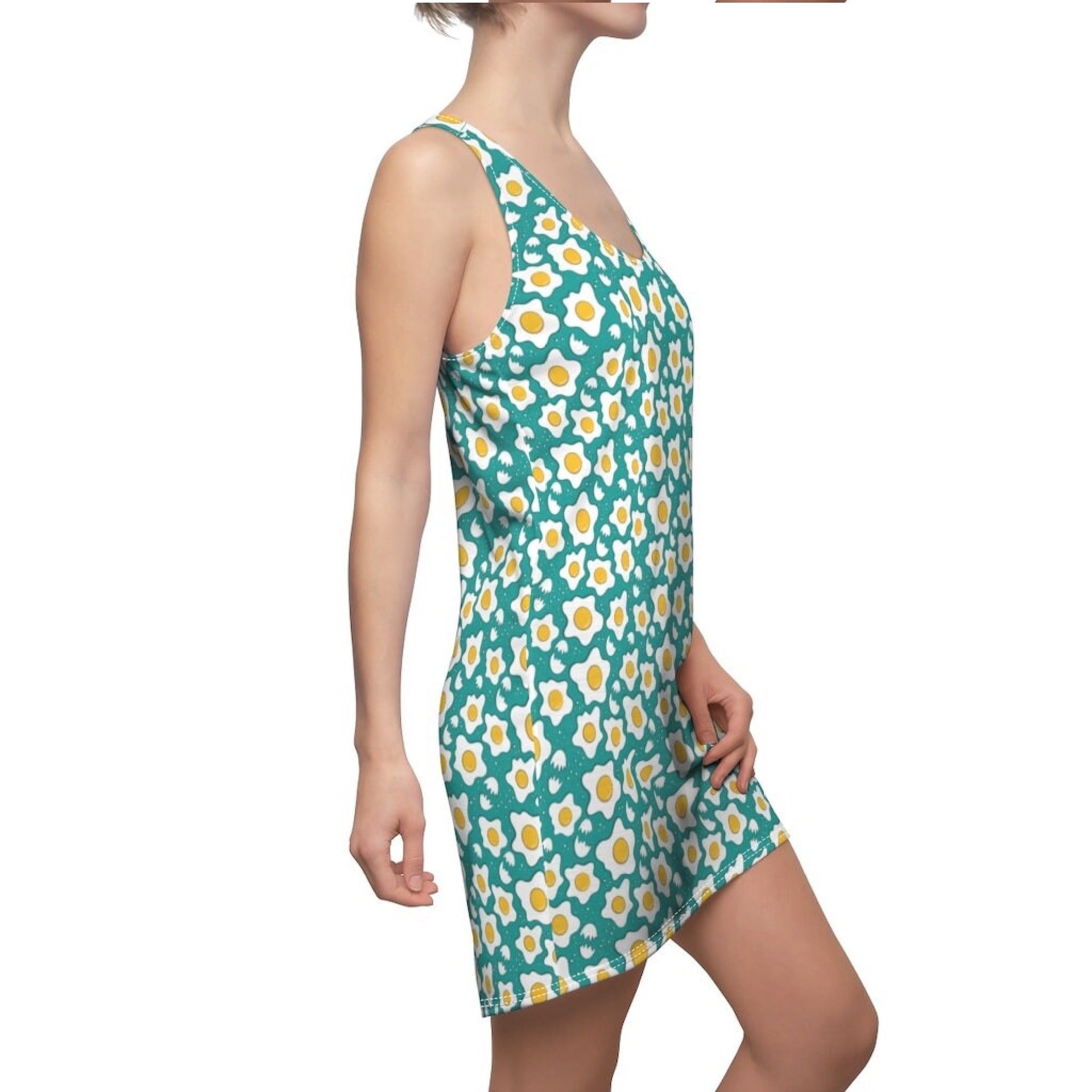 Damen Sommerkleid im kunterbunten Korallenmuster R&B