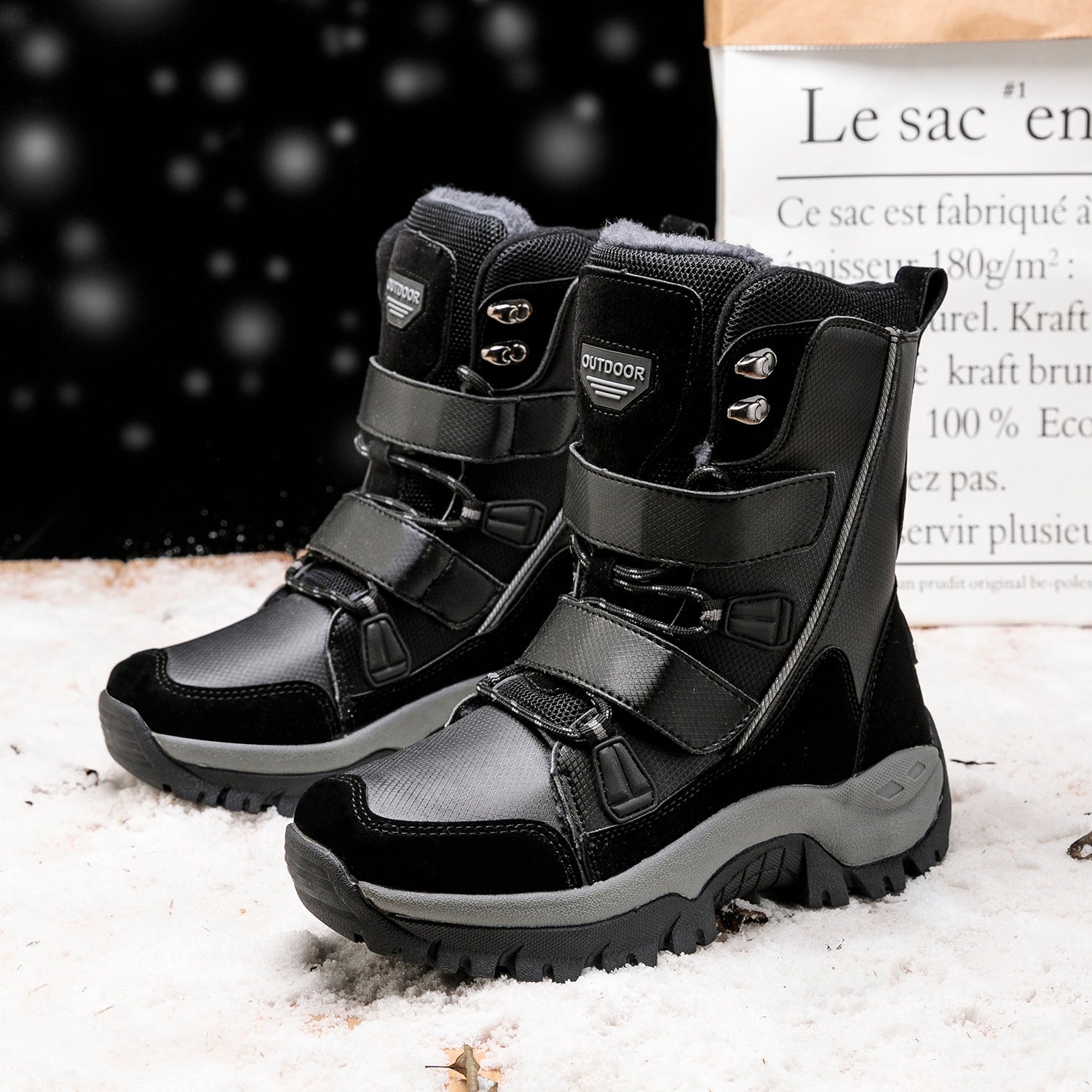 Damen Winterfestige Stiefel mit isolierendem Innenfutter und rutschfester Sohle R&B