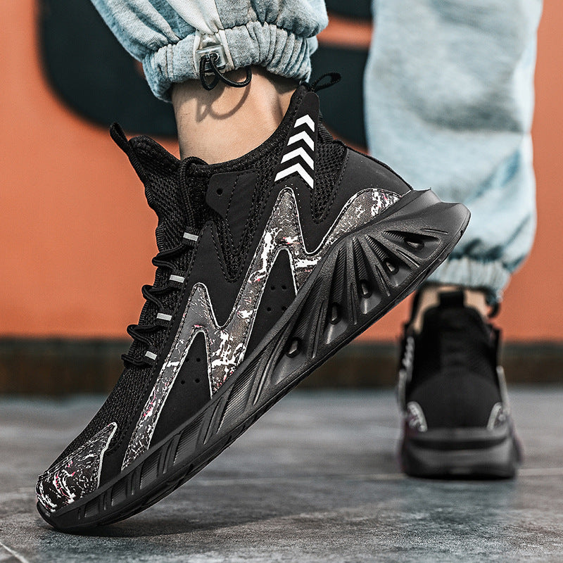 Damen Komfortable und stylische Laufschuhe mit elastischem Strick-Obermaterial R&B