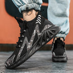 Damen Komfortable und stylische Laufschuhe mit elastischem Strick-Obermaterial R&B