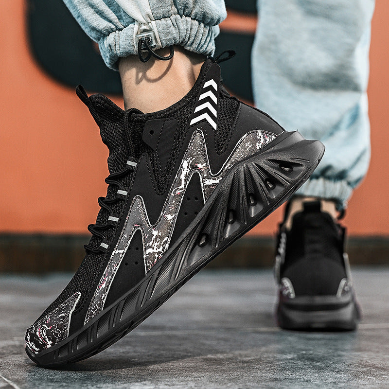 Damen Komfortable und stylische Laufschuhe mit elastischem Strick-Obermaterial R&B