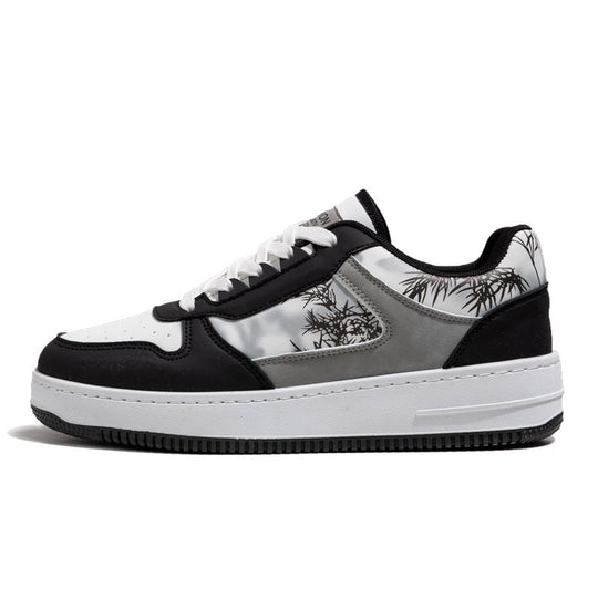 Damen Bequeme Freizeit Sneaker mit einzigartigem Druck R&B