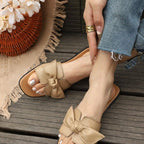 Damen Komfortable Mules mit elegantem Schleifendetail R&B