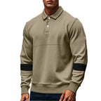 Herren lässiges Poloshirt mit atmungsaktivem Stoff und praktischen Details R&B