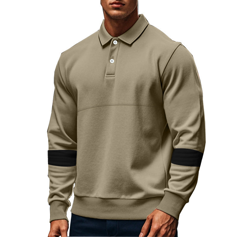 Herren lässiges Poloshirt mit atmungsaktivem Stoff und praktischen Details R&B