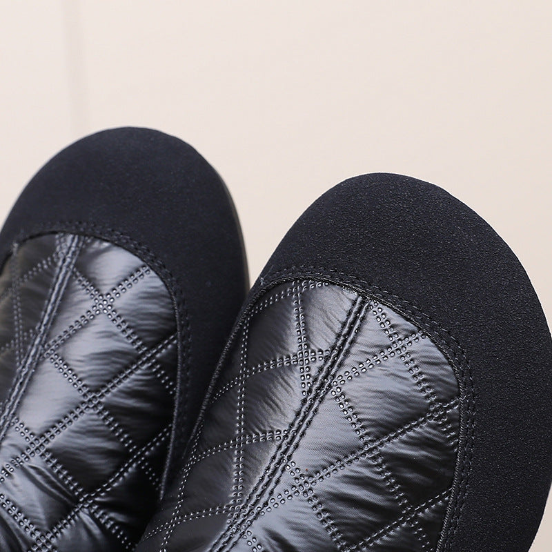 Damen Bequeme und isolierende Hausschuhe mit rutschfester Sohle R&B