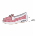 Damen modR&Bewusste Slip-On Sneakers mit eleganter Schnallenverzierung R&B