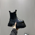 Damen Modische Chelsea-Boots mit Plateau und elastischen Einsätzen R&B