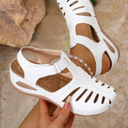 Damen Atmungsaktive Riemensandalen mit verstellbarem Riemendesign und ergonomischem Fußbett R&B