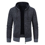 Herren Kapuzenjacke mit strukturiertem Design und eleganten Akzenten