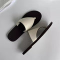 Damen zeitgemäße Zehentrenner-Sandalen mit bequemem Fußbett R&B