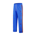 Herren Sportliche Jogginghose mit Druckknopf-Design und elastischem Bund R&B