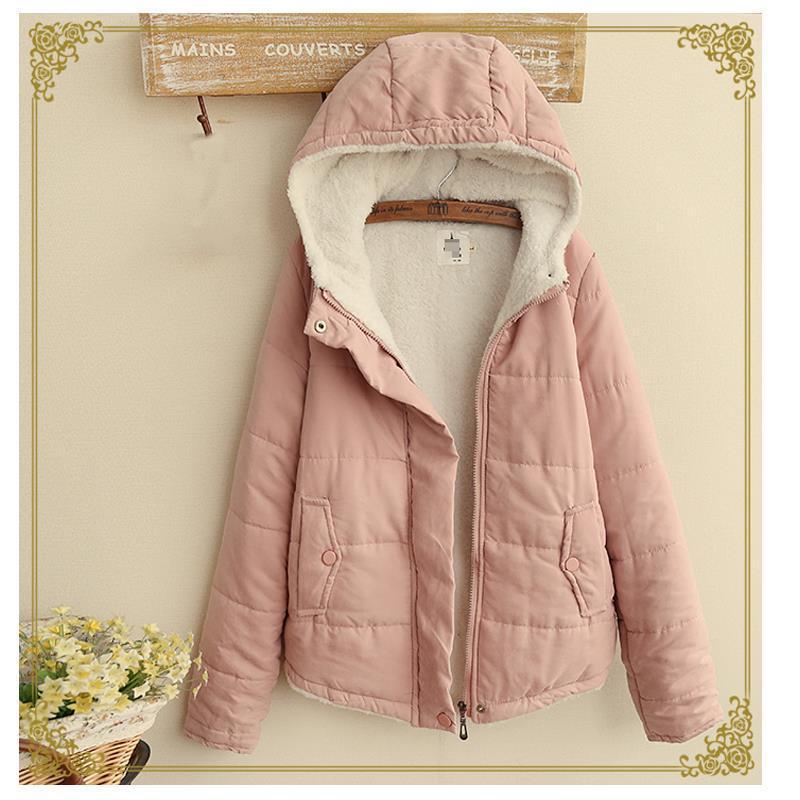 Damen gesteppte Kapuzenjacke mit kuscheligem Futter und praktischen Taschen R&B