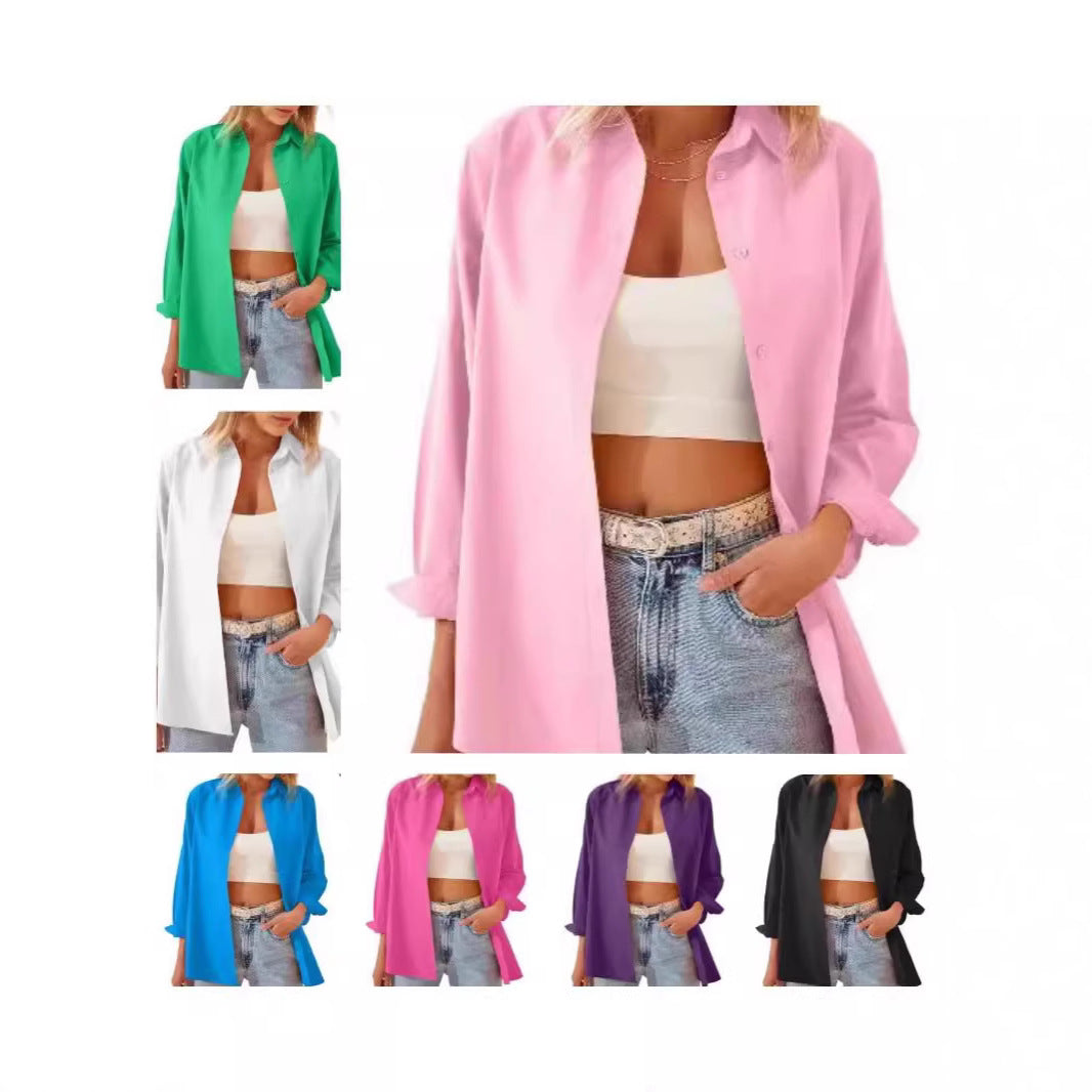 Damen lässige Hemdbluse R&B