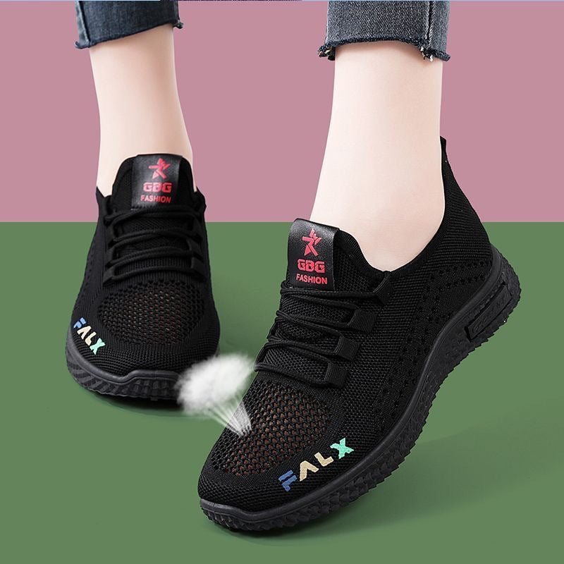 Damen Luftige Freizeitsneaker mit atmungsaktiver Mesh-Oberfläche R&B