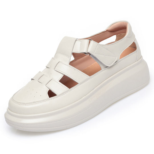 Damen Komfortable Sandalen mit verstellbarem Klettverschluss und atmungsaktivem Obermaterial R&B