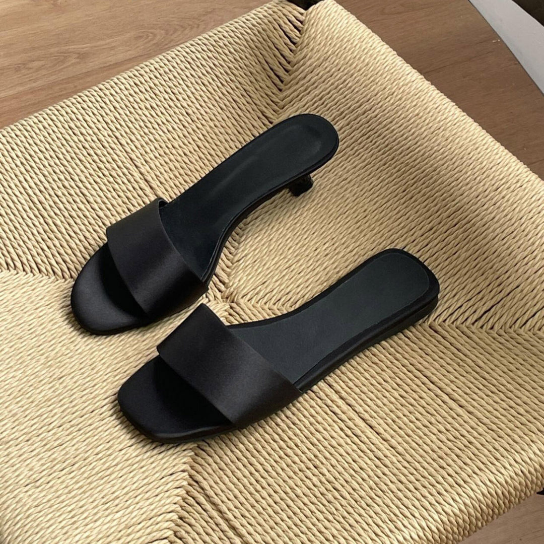 Damen elegante Flache Sandalen mit modischem Riemendesign R&B