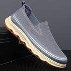 Damen Slip-On Freizeitschuhe mit atmungsaktivem Obermaterial und rutschfester Sohle