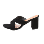Damen modische Slingback-Sandalen mit raffiniertem Riemen-Design R&B