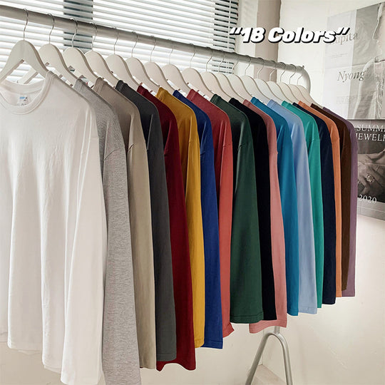 Damen Lässiges Langarmshirt aus hochwertiger Baumwolle R&B
