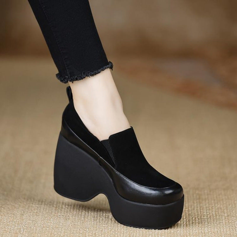 Damen Plateau Stiefel mit innovativer Sohle und elegantem Design