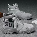Damen Trendige High-Top Sneakers mit verstellbarem Knöchelriemen R&B