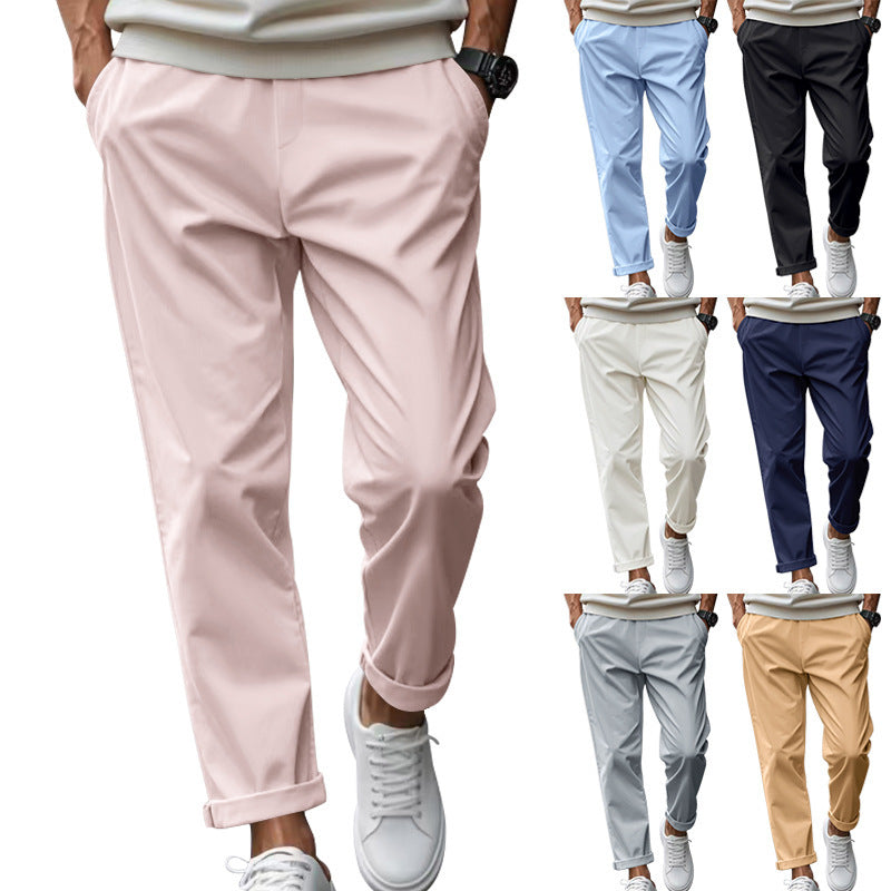 Herren Chino-Hose mit lässigem Schnitt und atmungsaktiven Eigenschaften R&B