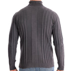 Herren Stehkragen Pullover