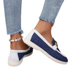 Damen Mokassins mit modischen Metallakzenten und bequemer Sohle R&B