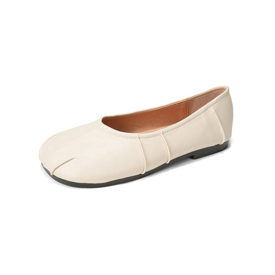 Damen Ballerinas mit einzigartigem Faltendesign R&B