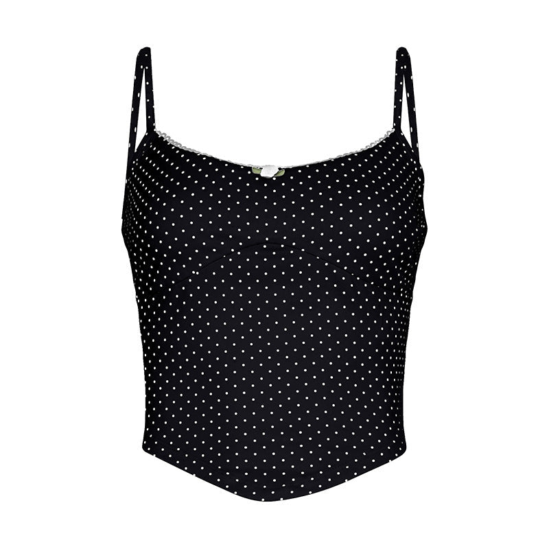 Damen Polka-Dot Top