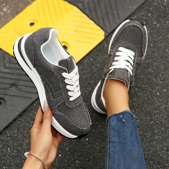 Damen Freizeit-Sneaker mit atmungsaktivem Obermaterial und dämpfender Sohle R&B