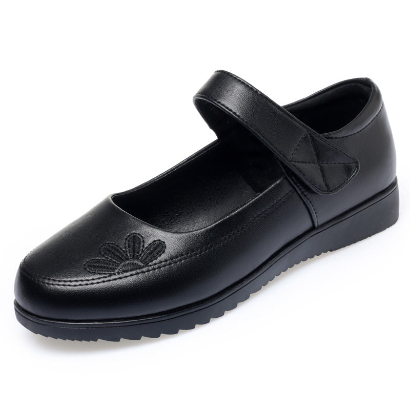 Damen elegante Mary Jane Schuhe mit modischem Riemen und bequemem Blockabsatz R&B