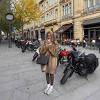 Damen Kuschelige Freizeitjacke mit reflektierenden Details und praktischer Kapuze R&B