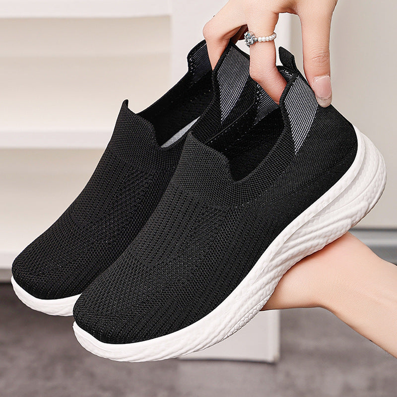 Damen Atmungsaktive Slip-On Sportschuhe mit flexiblem Sohlen-Design R&B