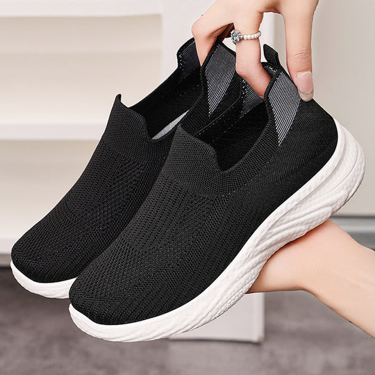 Damen Atmungsaktive Slip-On Sportschuhe mit flexiblem Sohlen-Design R&B