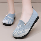 Damen Elegante und komfortable Ballerinas mit floralem Design R&B