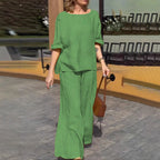 Damen Lässiges Zweiteiliges Outfit mit weitem Schnitt und lässigem Design R&B