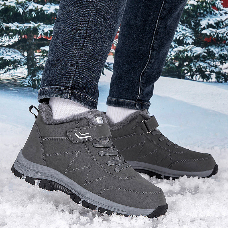 Damen Winterfestliche Wanderschuhe mit isolierendem Futter und rutschfester Sohle