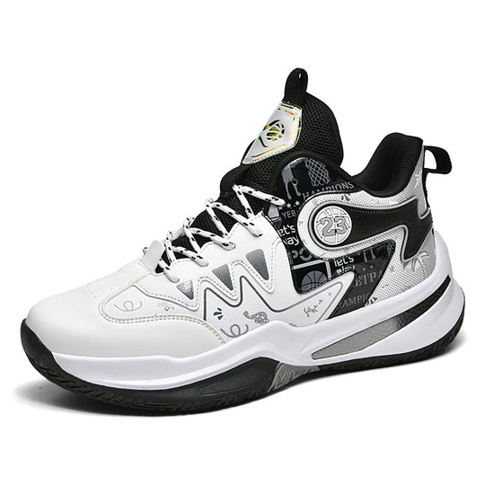 Damen Sportliche High-Top Basketball-Sneaker mit atmungsaktiver Mesh-Oberfläche und dämpfendem Fußbett R&B