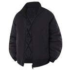 Herren modische Steppjacke mit hohem Kragen R&B
