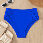 Damen Hochtailliertes Bikinihöschen mit modischen Rüschendetails R&B
